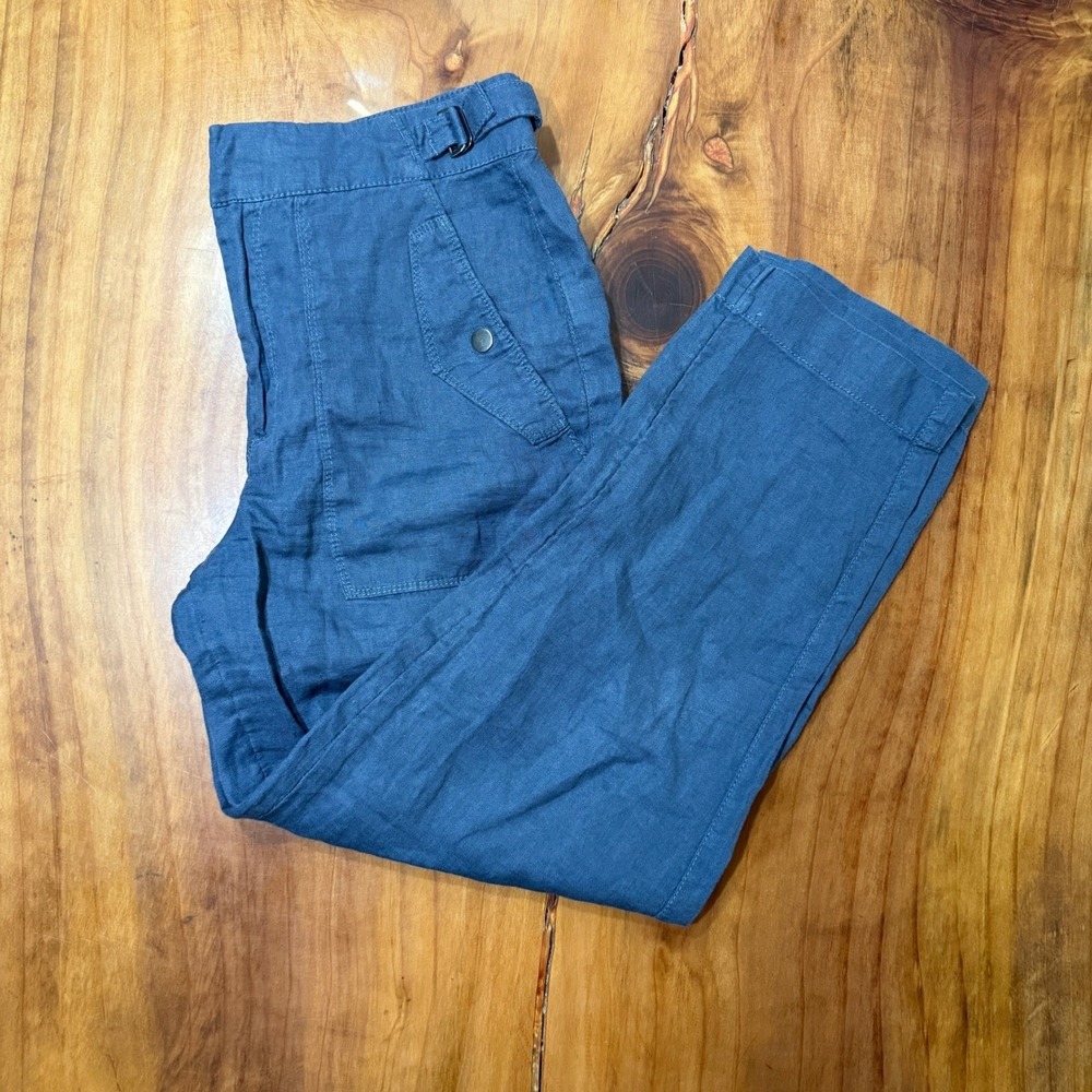 Athleta Women's Voyager Linen pants 6 Casual Beach 586941 V3-27